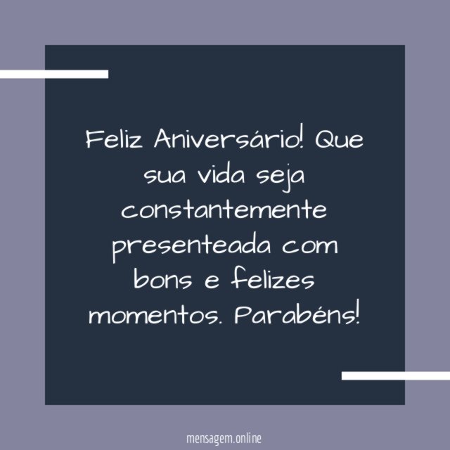 Feliz Aniversário
