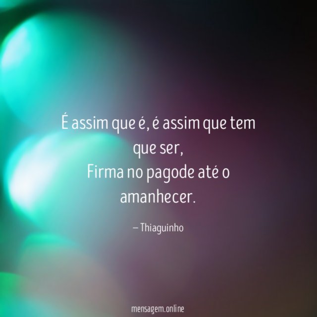 É assim que é