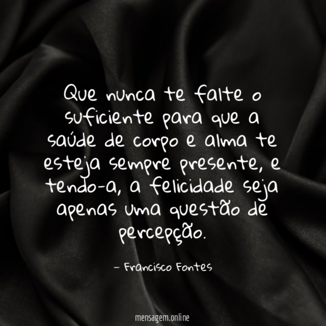Que nunca te falte o suficiente para que