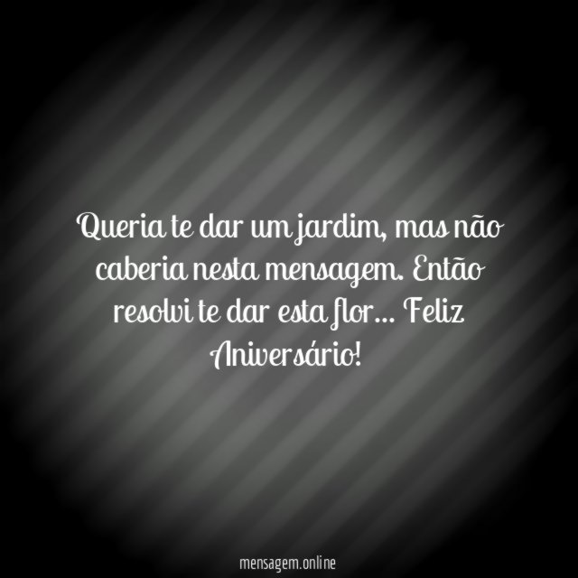 Queria te dar um jardim