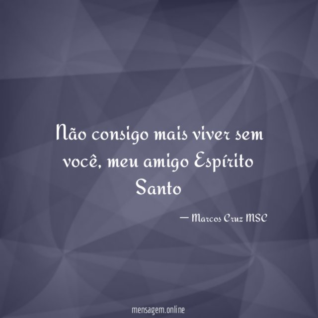 Não consigo mais viver sem você