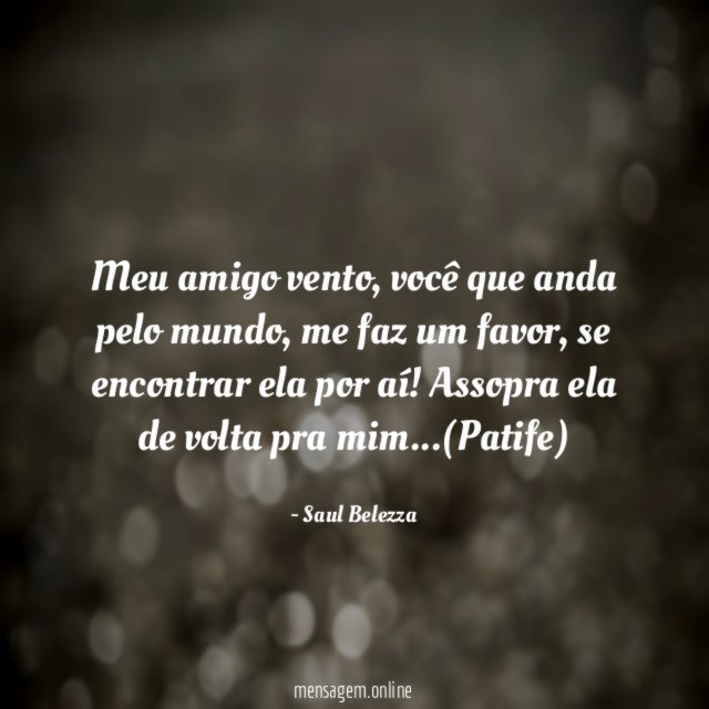 Meu amigo vento