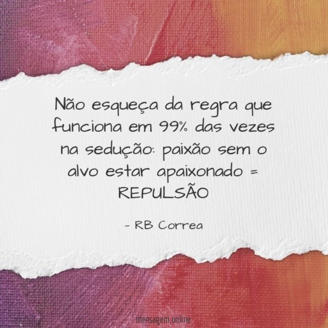 Não esqueça da regra que funciona em 99%