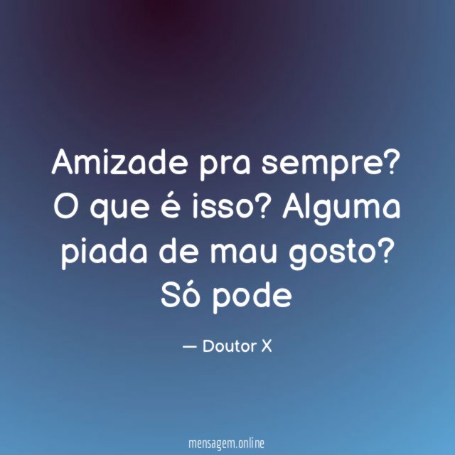 Amizade pra sempre