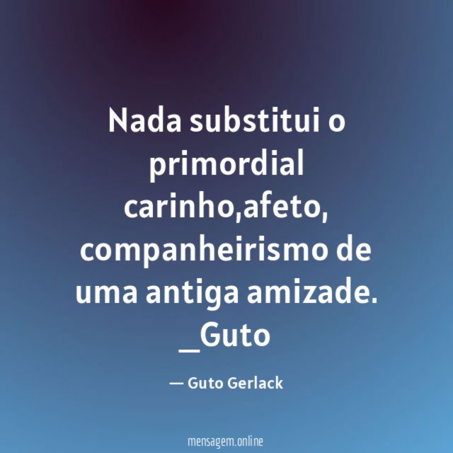 Nada substitui o primordial carinho