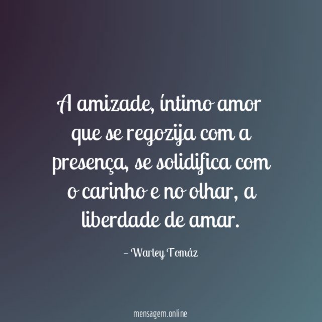 A amizade