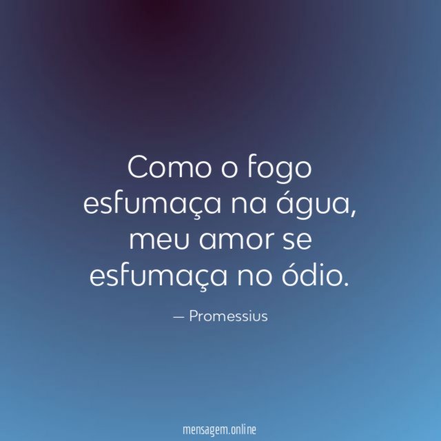 Como o fogo esfumaça na água