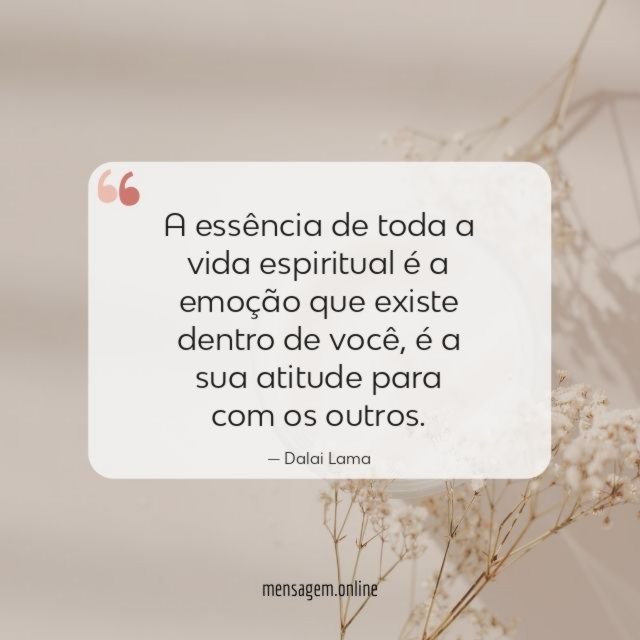 A essência de toda a vida espiritual é