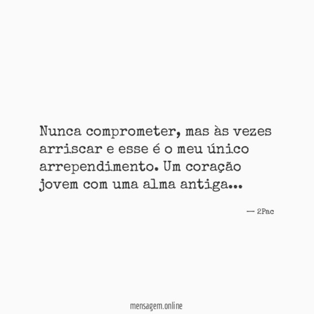 Nunca comprometer