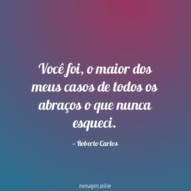 Você foi