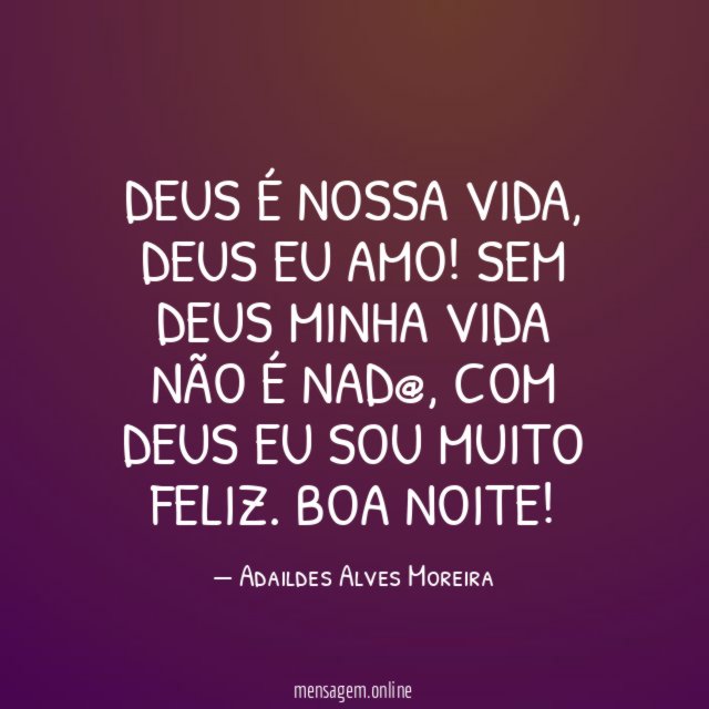 DEUS É NOSSA VIDA