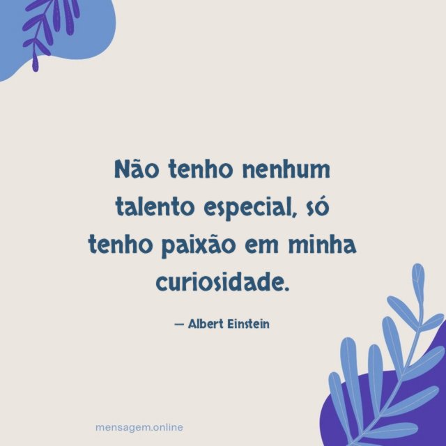 Não tenho nenhum talento especial