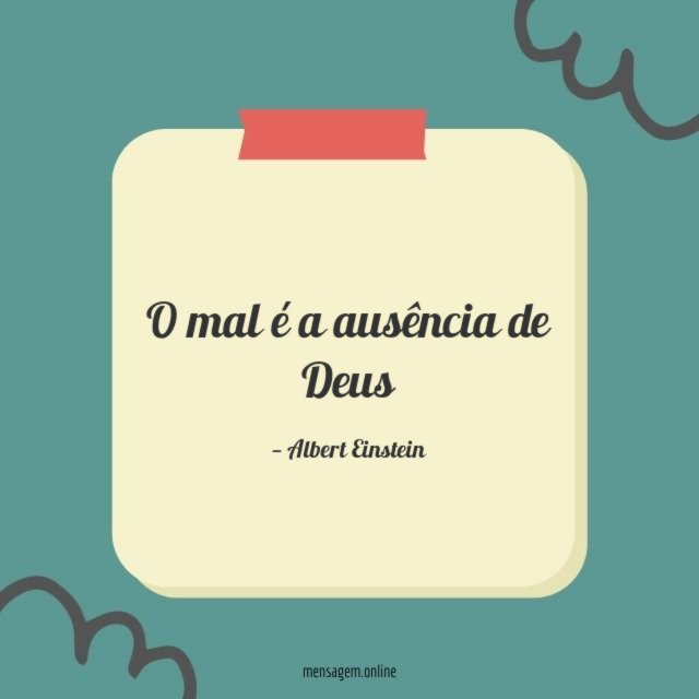 O mal é a ausência de Deus