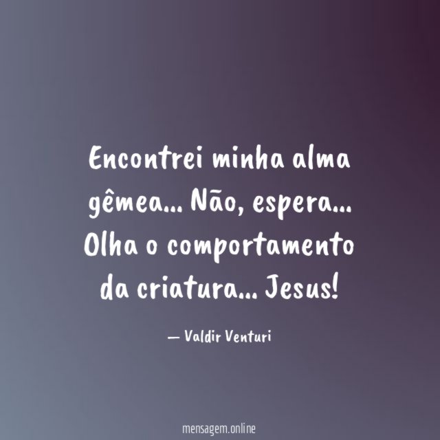 Encontrei minha alma gêmea