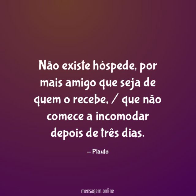Não existe hóspede