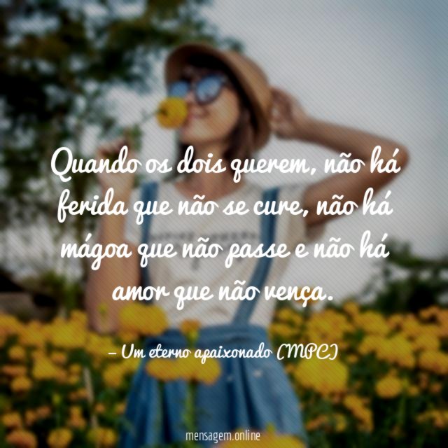Quando os dois querem