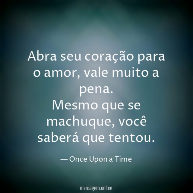 Abra seu coração para o amor