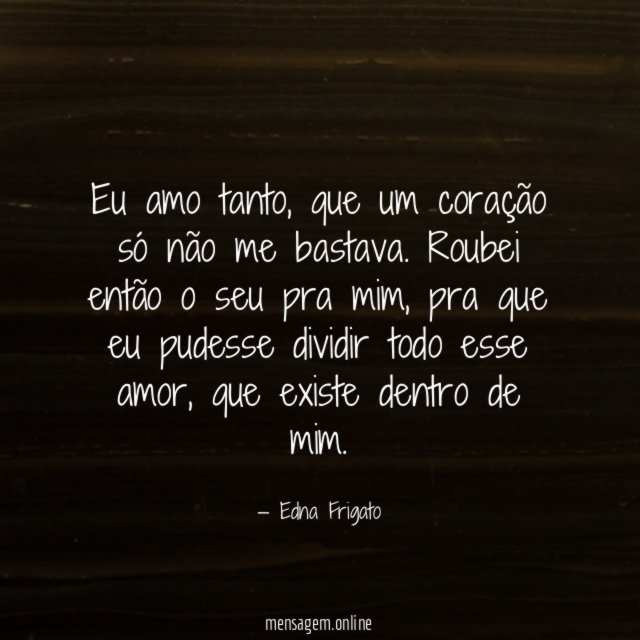 Eu amo tanto