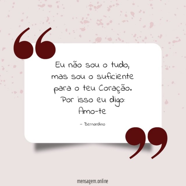 Eu não sou o tudo