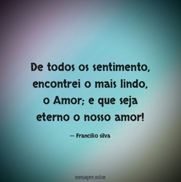 De todos os sentimento