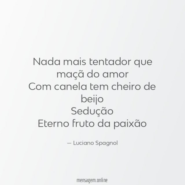 Nada mais tentador que maçã do amor Com canela