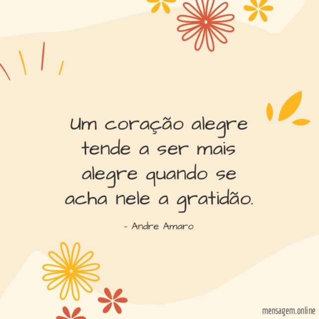Um coração alegre tende a ser mais alegre