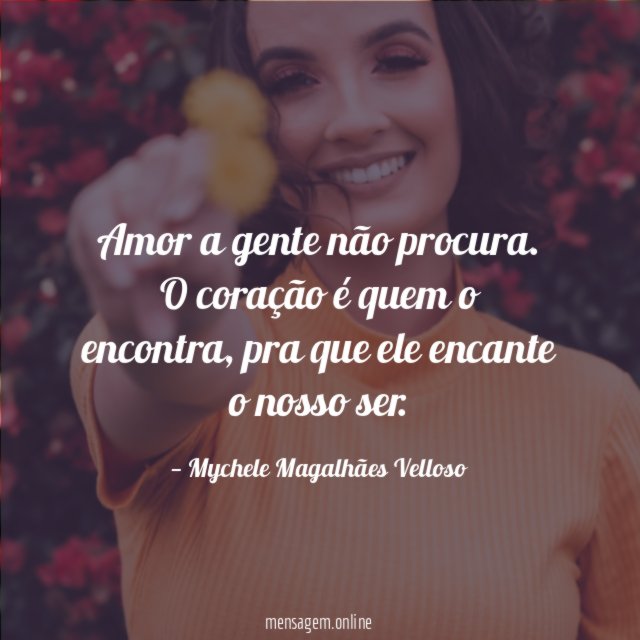 Amor a gente não procura