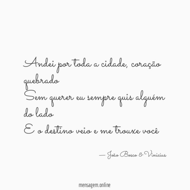 Andei por toda a cidade