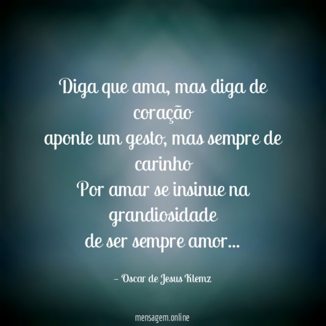 Diga que ama