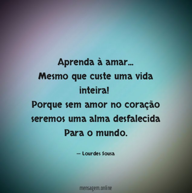 Aprenda à amar