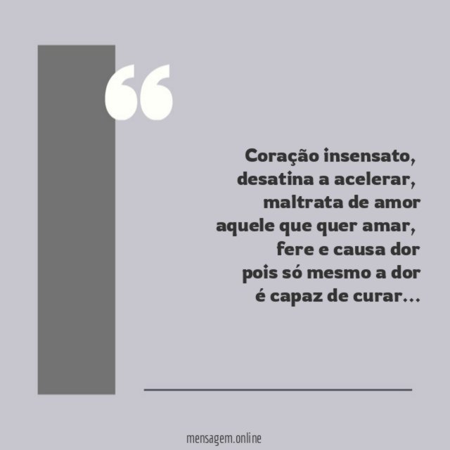 Coração insensato