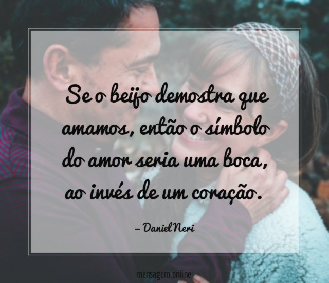 Se o beijo demostra que amamos