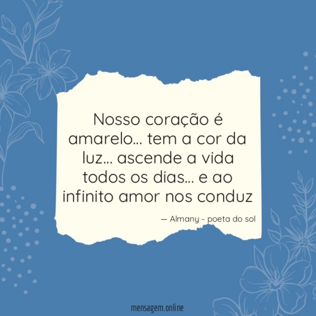 Nosso coração é amarelo