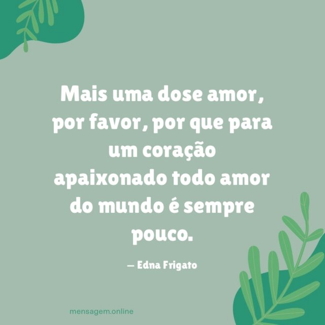 Mais uma dose amor