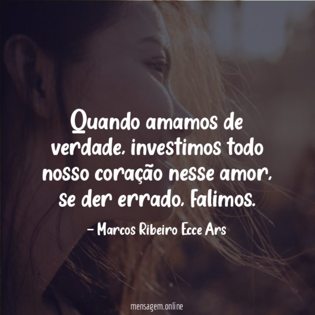 Quando amamos de verdade