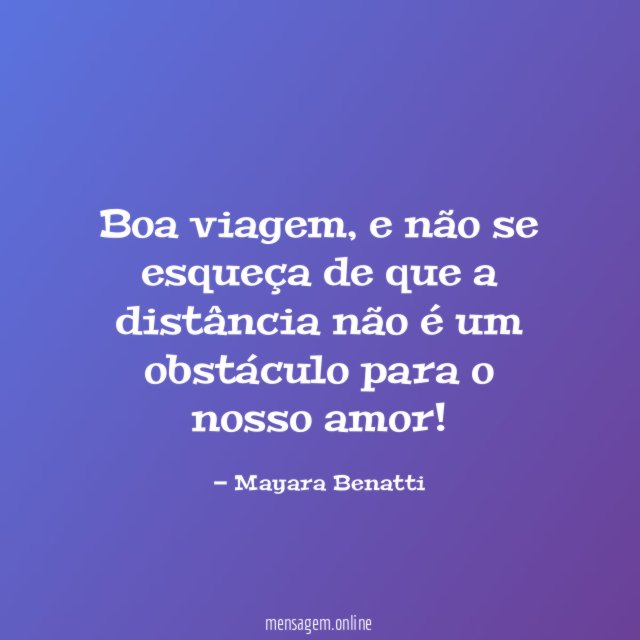 Boa viagem