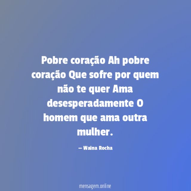Pobre coração