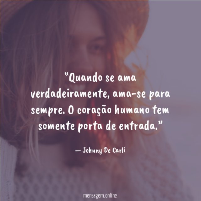Quando se ama verdadeiramente
