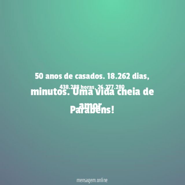 50 anos de casados