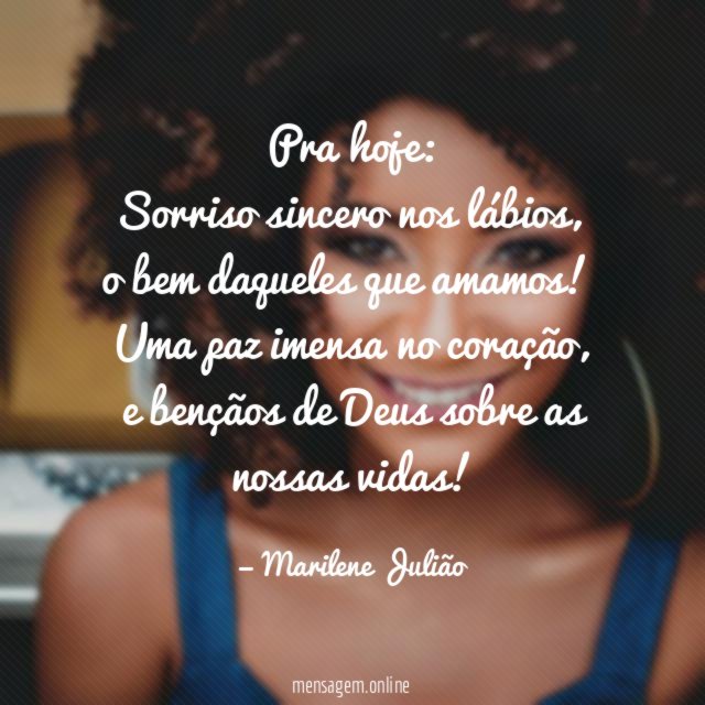 Pra hoje