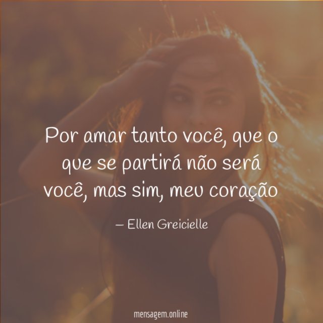 Por amar tanto você