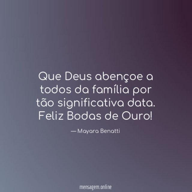 Que Deus abençoe a todos da família por