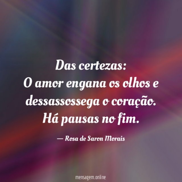 Das certezas