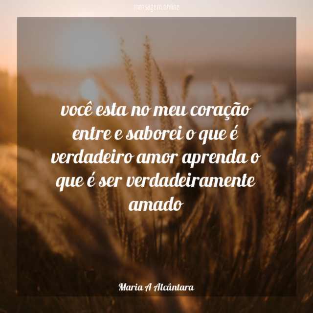 você esta no meu coração entre e saborei