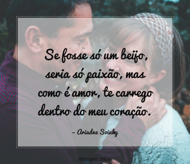 Se fosse só um beijo