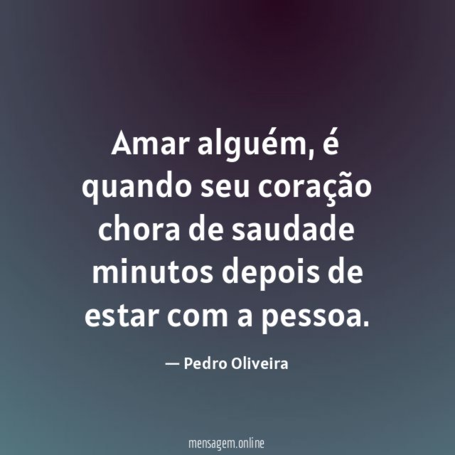 Amar alguém