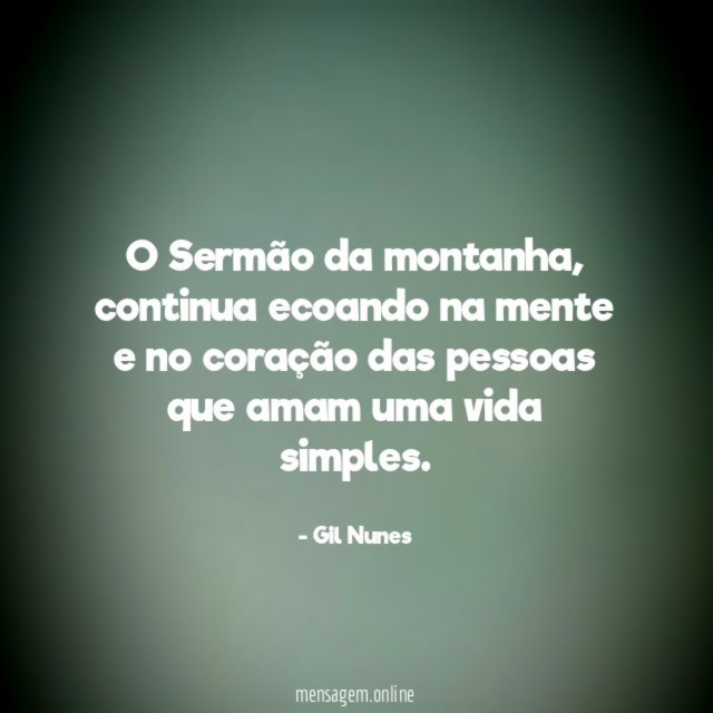 O Sermão da montanha