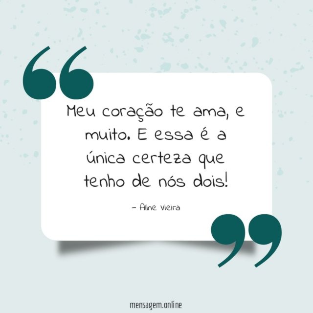 Meu coração te ama