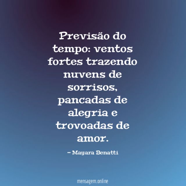 Previsão do tempo