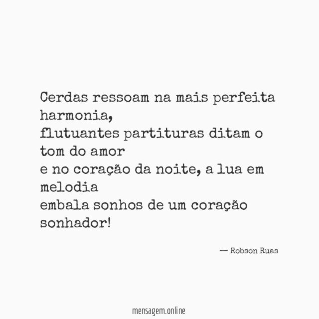 Cerdas ressoam na mais perfeita harmonia
